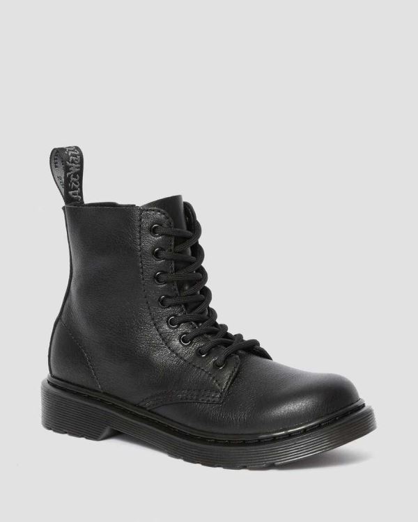 Botas Con Cordones Dr Martens Junior 1460 Pascal Cuero Para Niños DR7197L
